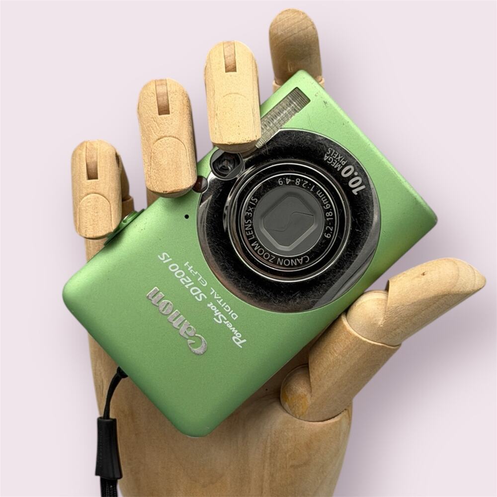 Canon PowerShot SD1200 IS Digital Camera | 10MP | Rare Green